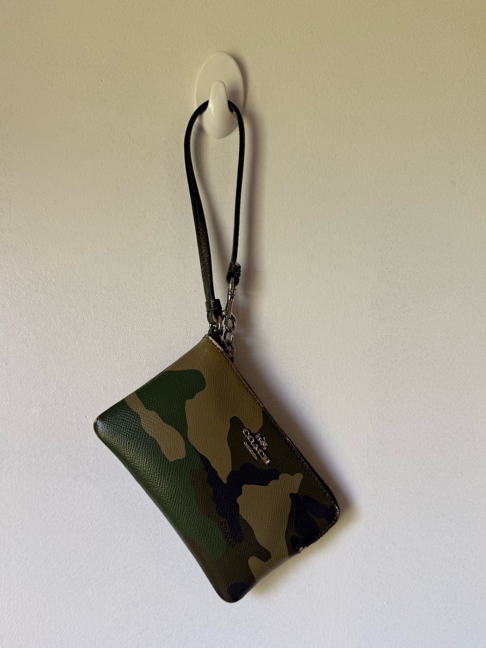 Coach Camo Wristlet
